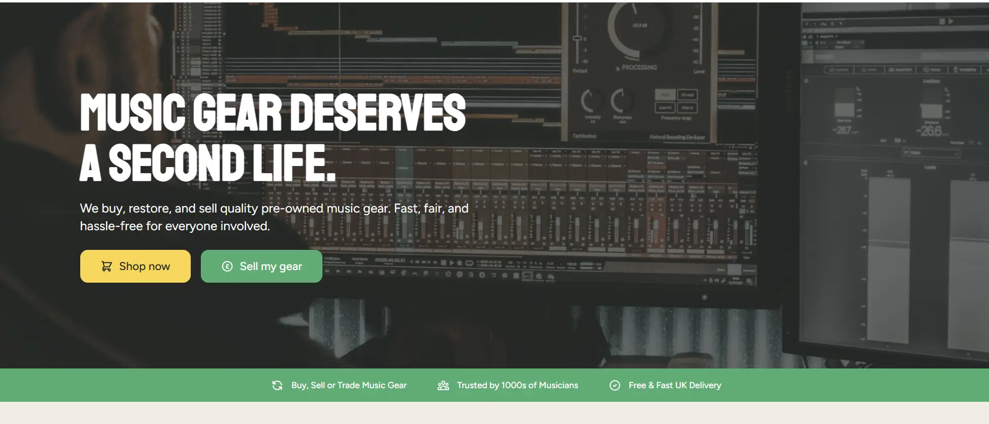 audiotrader.co.uk, the relaunched Audio Trader store